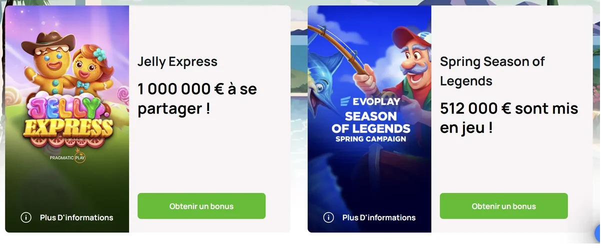 Les promotions hebdomadaires de Millionz Casino
